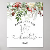 Evergreen wärme sich bei Hot Chocolate Bar Poster (Vorne)