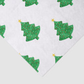 Evergreen Watercolor Weihnachtsbaumen Seidenpapier (Detail)