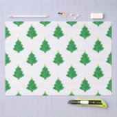 Evergreen Watercolor Weihnachtsbaumen Seidenpapier (Handwerk)