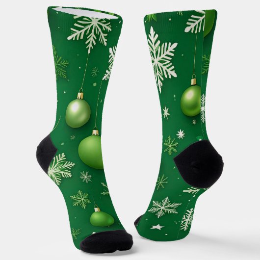 Evergreen Weihnachten Socken (Gewinkelt)