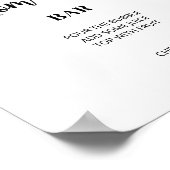 Evergreen Weihnachten Winter Mon-osa Bar Poster (Ecke)