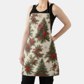 Evergreen Weihnachts Charm All-Over Print Schürze (InSitu)