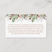 Evergreen Weihnachts Custom Notes Enclosure Card. Begleitkarte (Vorderseite)