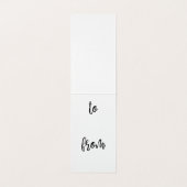 Evergreen Weihnachtsfeiertag Gedeckte Geschenkmark (Innenseite Aufgefaltet)