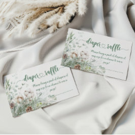 Evergreen Weihnachtskiefern-Kegel-Gewinnspiel Verl Begleitkarte