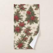Evergreen Weihnachtskleid Handtuch Badhandtuch Set (Handtuch)