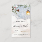 Evergreen wie groß ist Mama's Bauchschutzkarte Begleitkarte (Vorderseite)