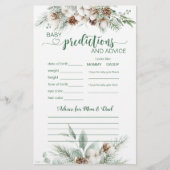 Evergreen Winter Baby Predications and Advisor Car (Vorderseite)