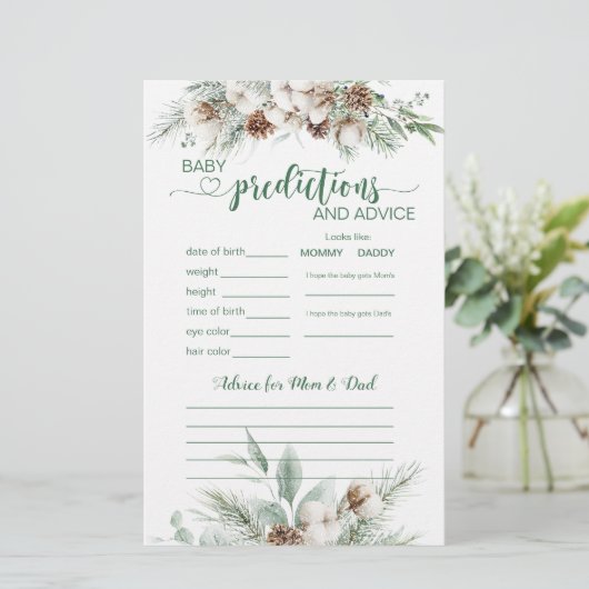 Evergreen Winter Baby Predications and Advisor Car (Stehend Vorderseite)