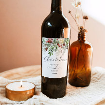 Evergreen winter elegant Cheers to Liebe