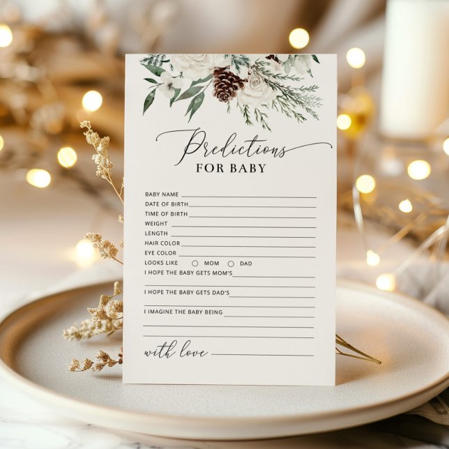 Evergreen Winter elegante Vorhersagen für die Baby (Von Creator hochgeladen)