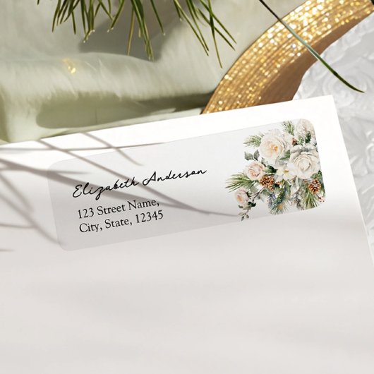 Evergreen Winter Floral Brautparty Return