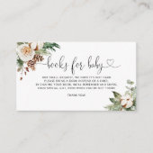 Evergreen Winterbücher für das Baby Ticket Begleitkarte (Vorderseite)