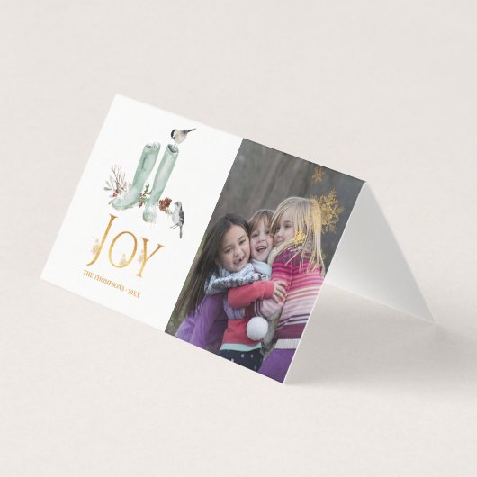 Evergreen - Wintertide Woodland Weihnachts-Foto (Vorderseite)