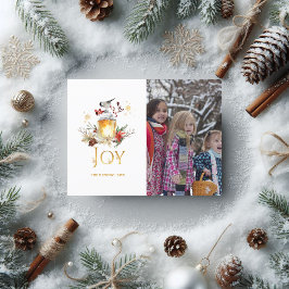 Evergreen - Wintertide Woodland Weihnachts-Foto Feiertagspostkarte