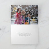 Evergreen - Wintertide Woodland - Weihnachtsfest - Karte (Innenseite)