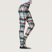 Evergreen Winterwald Kariert Leggings (Rechts)