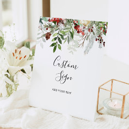 Evergreen-Zollzeichen Sockelschild