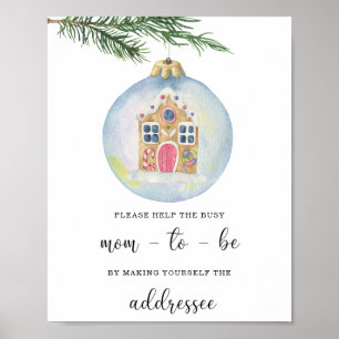 Evergreen Zweig - Helfen Sie der Mama Poster