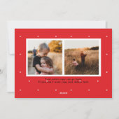 Evergreens und Rustic Wood Weihnachten Foto (Rückseite)