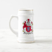 Everingham Familienwappen Bierglas (Links)