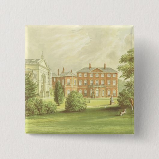 Everingham Park zeichnend Button (Vorderseite)