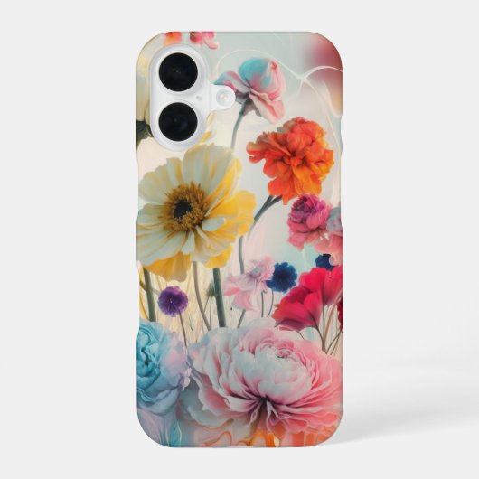 Everlasting Bloom iPhone 16 Hülle (Rückseite)