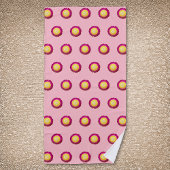 Everlasting Blume Nahtloses Muster auf Strandtuch