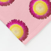 Everlasting Blume Nahtloses Muster Fleecedecke (Ecke)