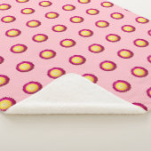 Everlasting Blume Nahtloses Muster Sherpadecke (3/4)