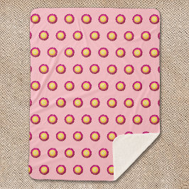 Everlasting Blume Nahtloses Muster Sherpadecke