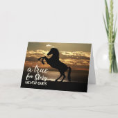 Everlasting Bond Horse Bereavement Card Karte (Vorderseite)