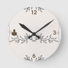 Everlasting Chapters Vintage Wall Clock Runde Wanduhr