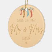 Everlasting Embrace - Herr & Mrs. Keramik Ornament (Links)