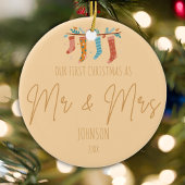 Everlasting Embrace - Herr & Mrs. Keramik Ornament