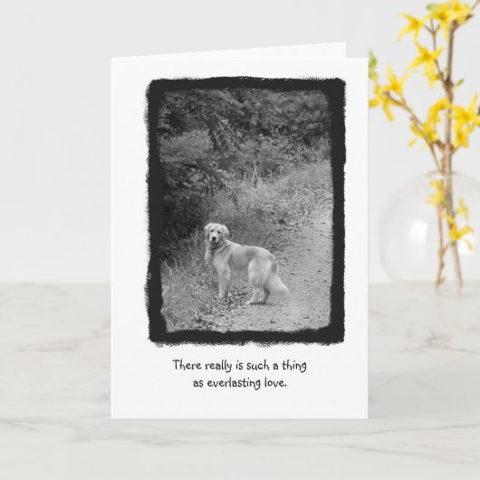 Everlasting Liebe Card Karte (Gelbe Blume)