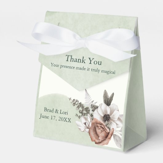 Everlasting Liebe Floral Sage Geschenkschachtel (Vorderseite)