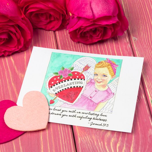 Everlasting Liebe Inspiration Postkarte