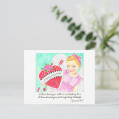 Everlasting Liebe Inspiration Postkarte (Stehend Vorderseite)