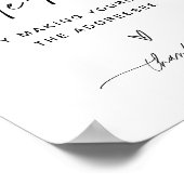 EVERLEIGH Address the Envelope Sign Poster (Ecke)