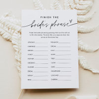 EVERLEIGH beendet Brides Phrase Bridal Game