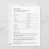 EVERLEIGH Brautparty Libs, füllen Sie die Leerzeic Einladung (Rückseite)