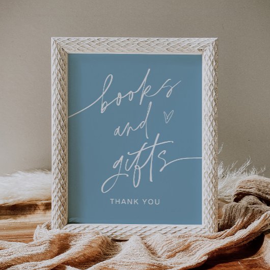 EVERLEIGH Bücher und Geschenke Kinderdusche Zeiche Poster