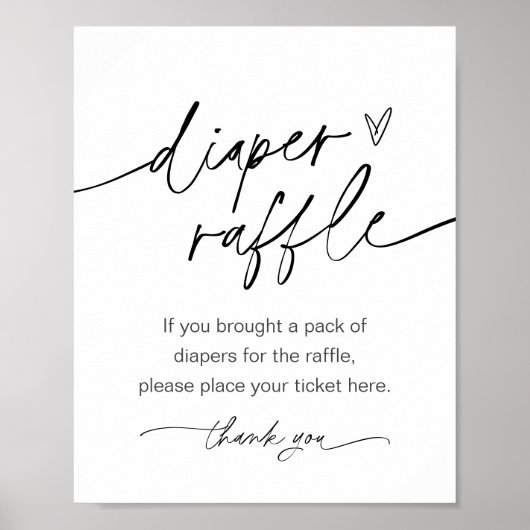 EVERLEIGH Diaper Raffle Baby Duschgel Spielzeichen Poster (Vorne)