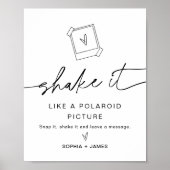 EVERLEIGH Foto Guest Book Sign Poster (Vorne)