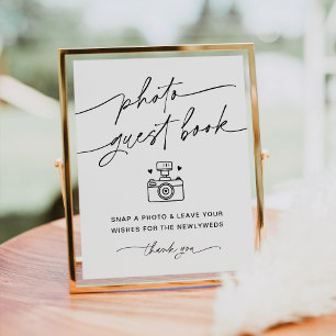 EVERLEIGH Foto Guest Book Sign Poster