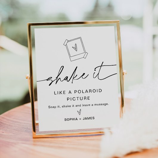 EVERLEIGH Foto Guest Book Sign Poster