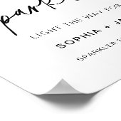 EVERLEIGH Gelassen Liebe Sparkle Poster (Ecke)