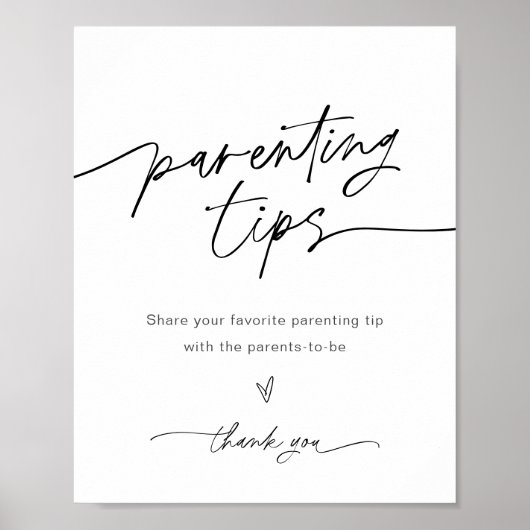 EVERLEIGH Kindertipps Unterschreiben Poster (Vorne)