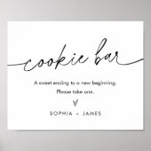 EVERLEIGH Minimalistisch Cookie Bar Gastgeschenk H Poster (Vorne)